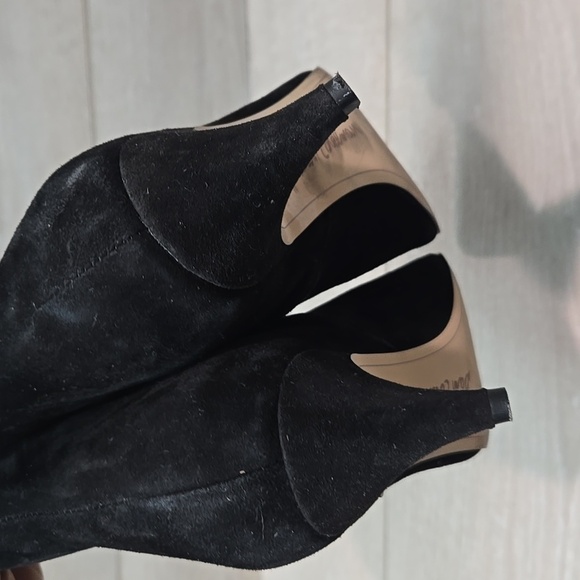 Sam Edelman Women Kinzey Black Suede Ankle Boots Shoes Sz 8.5M - Picture 6 of 14